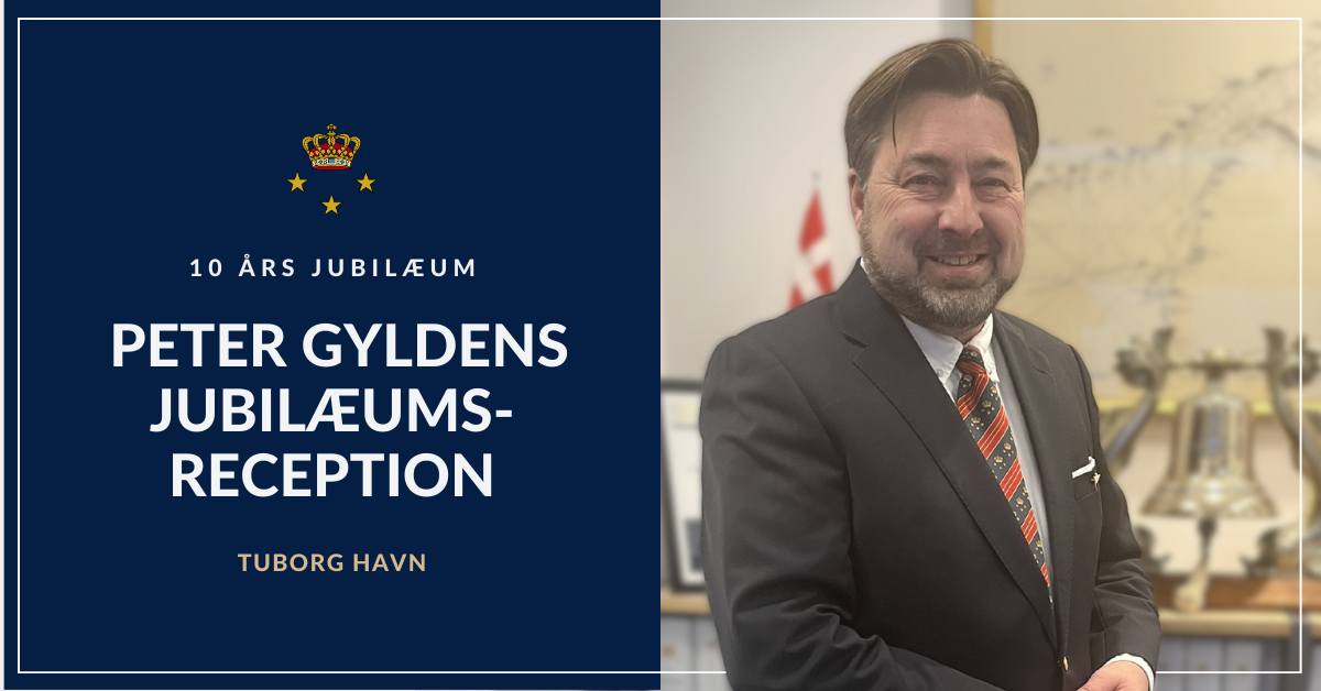 Invitation til Peter Gyldens Jubilæumsreception